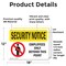 Signmission Employees Only Beyond This Point OSHA Security Notice Sign, Vinyl Decal, 18in W x 12in L, 2PK OS-2PACK-SN-D-1218-L-11534 - alternate 4